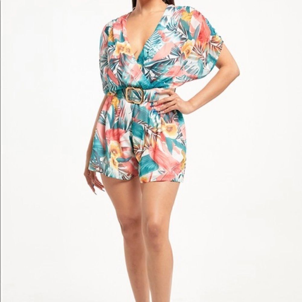 Tropical romper  - Picture 3 of 11